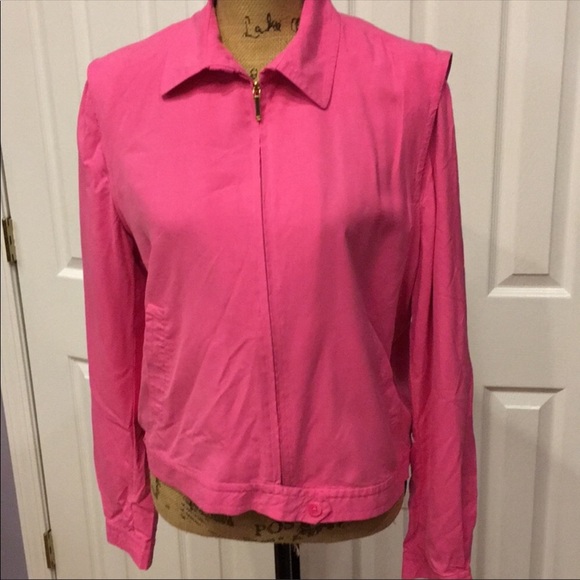 Pink Silk Ralph Lauren jacket - Picture 2 of 5